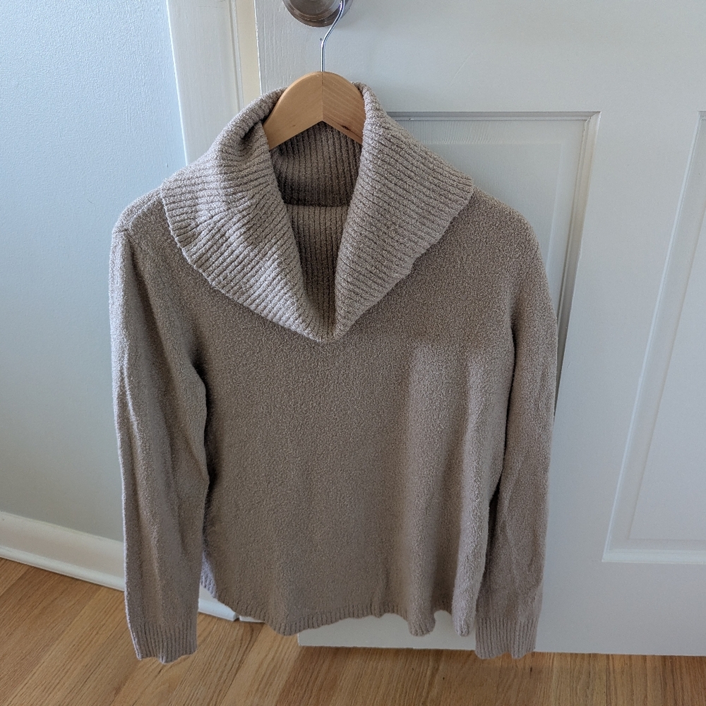 Khaki Cowl Neck Rachel Zoe Sweater